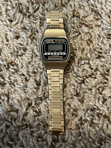 Gold curtis calendar lcd - calendar,